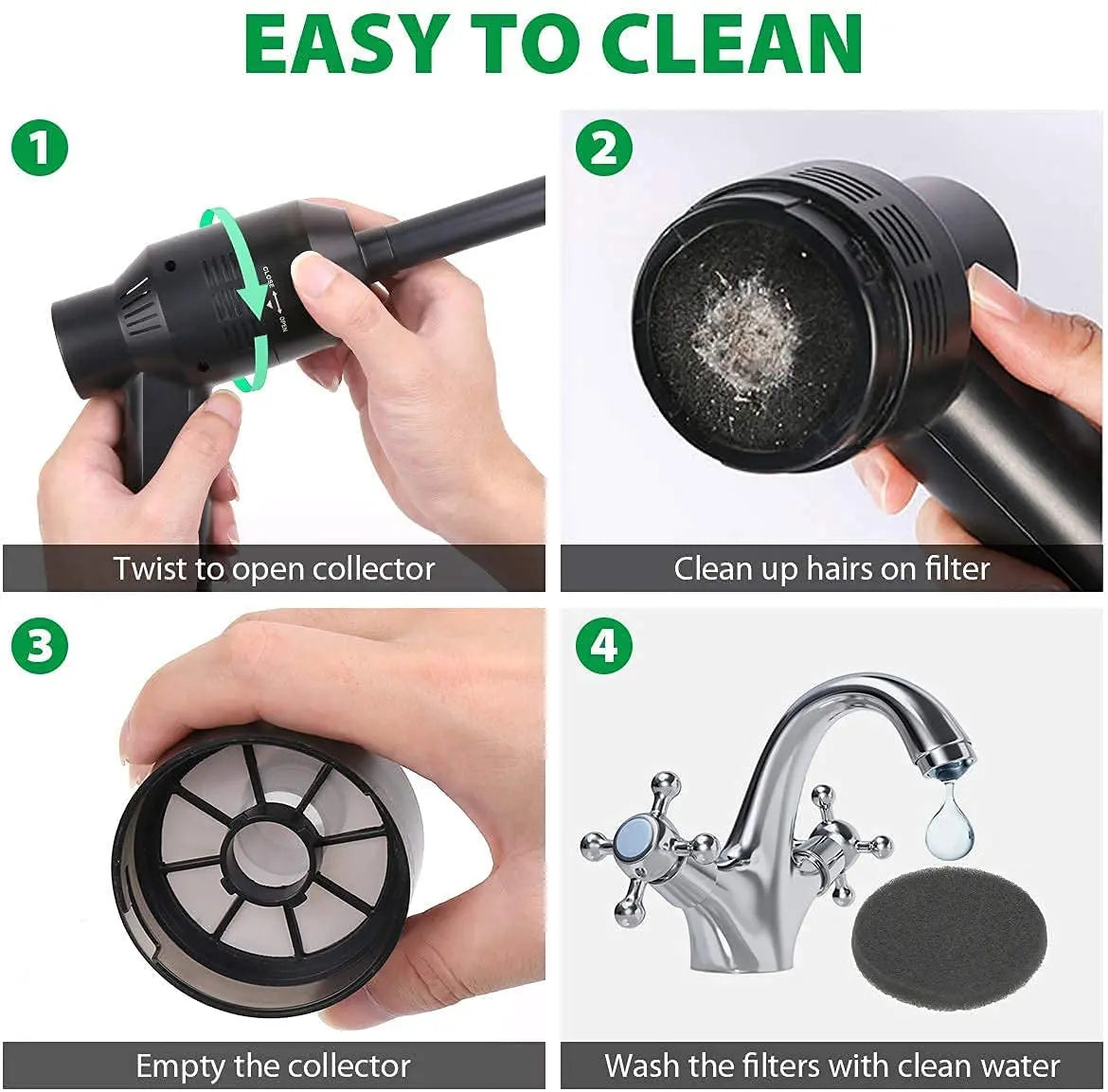 Cordless Mini Vacuum Portable, Rechargeable for Computer, Car, Pet Vacuum Dust Kit Pattan Australia